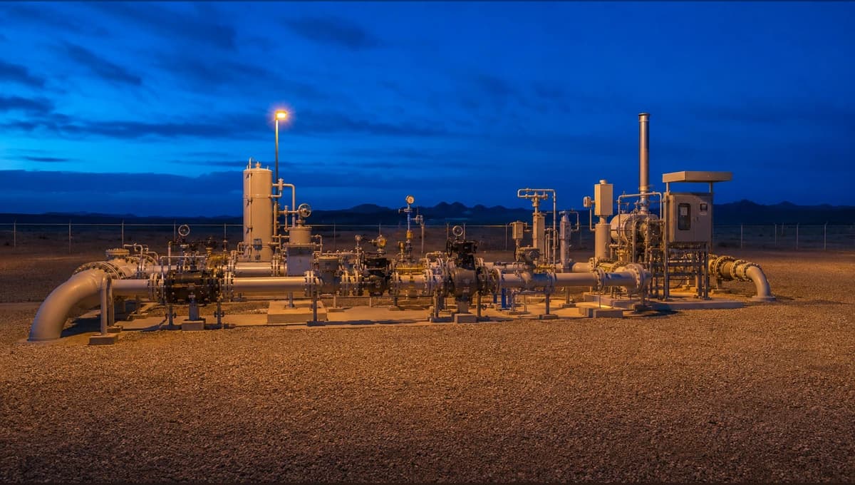 Gas metering and odorization skid with flow computers and pressure-control equipment