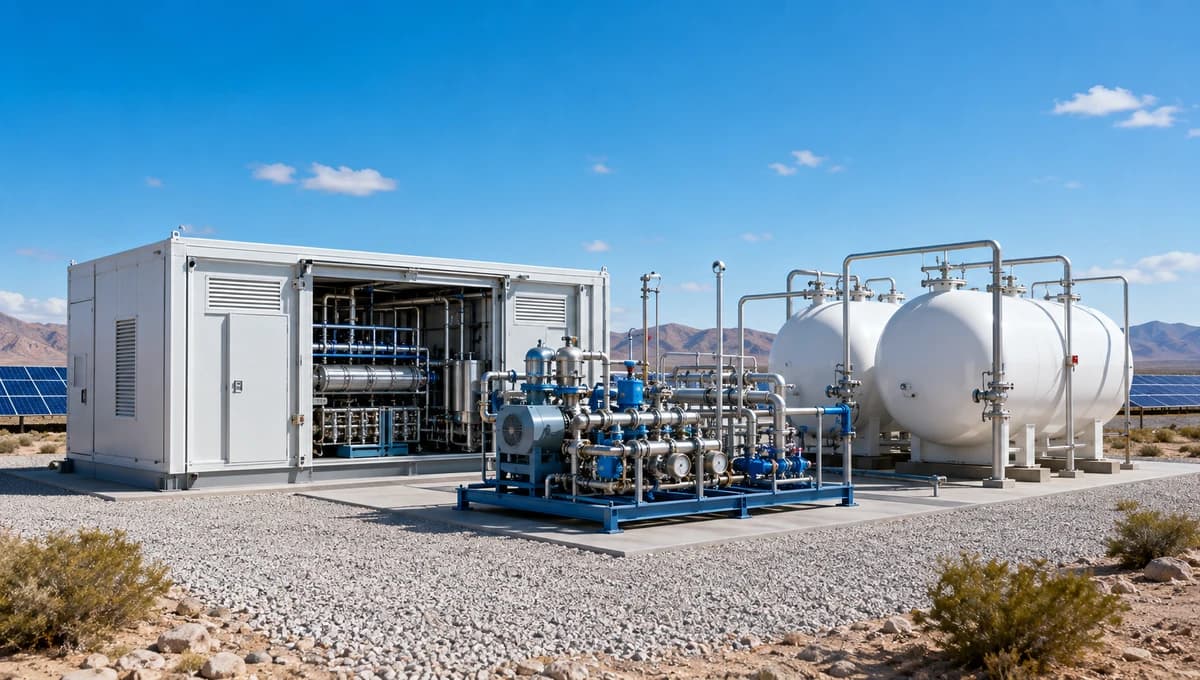 Hydrogen and alternative-fuel facility with storage, compression and high-pressure piping