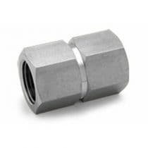 Female to Female Coupling, St. St. 316 Pipe fitting, Hex Coupling, Hex Reducing Coupling 3/8" x 1/4" by HAM-LET