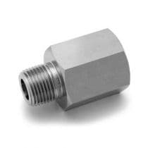 Female to Male Adapter, St. St. 316 Pipe fitting, Adapter, Gauge Adapter, Female BSPP to Male NPT 3/4" x 3/4" by HAM-LET