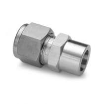 SOCKET WELD CONNECTOR, St.St. 316 Socket Weld Connector, Let-Lok® Tube Socket Weld Union 3/8" x 3/8" by HAM-LET