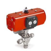 H6800 Actuated Ball Valve, SS Ball Valve 8mm-ICTA2T by HAM-LET