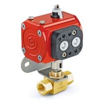 H6800 Actuated Ball Valve, SS Ball Valve 1/2"-PSA1C by HAM-LET