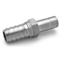 Hose Connector, St. St. 316 Pipe Fitting, Tube-to-Hose Connector 5/16" x 1/4" by HAM-LET