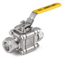 H500 Series, 3 Piece SS Ball Valve 6mm (PK) by HAM-LET