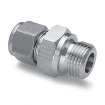 MALE CONNECTOR, St.St. 316 Male Connector, Let-Lok® Male Connector 15mm x 1/2" by HAM-LET