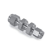 BULKHEAD UNION, St.St. 316 Bulkhead Union, Let-Lok® Bulkhead Reducing Union 6mm x 1/8" by HAM-LET