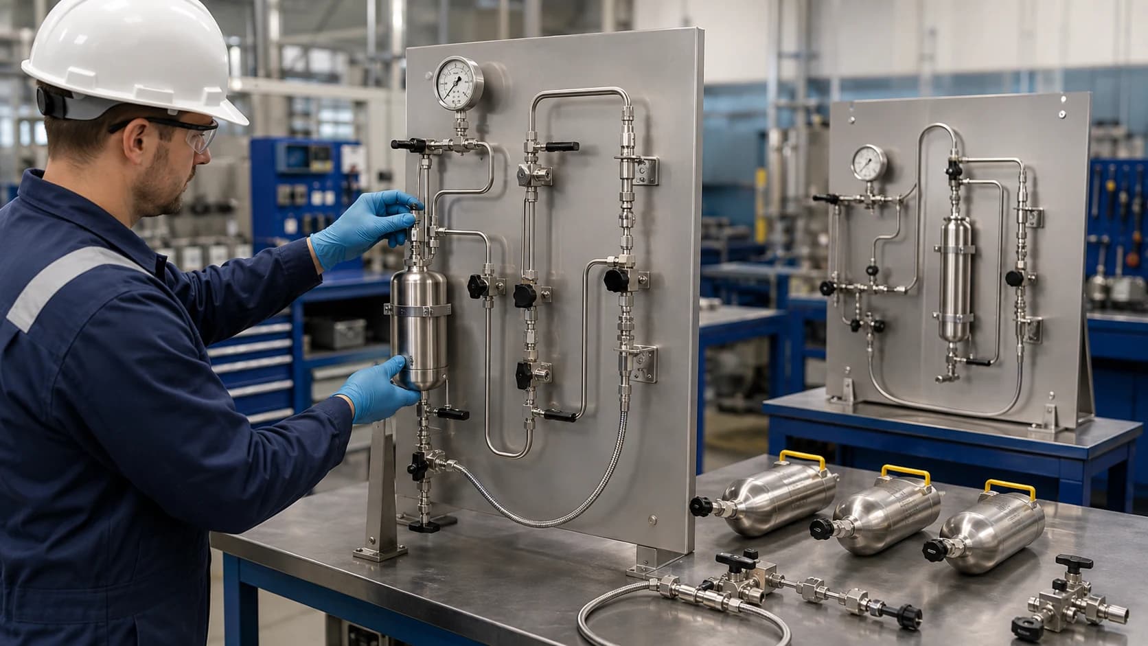 Closed-loop gas and liquid grab-sampling system