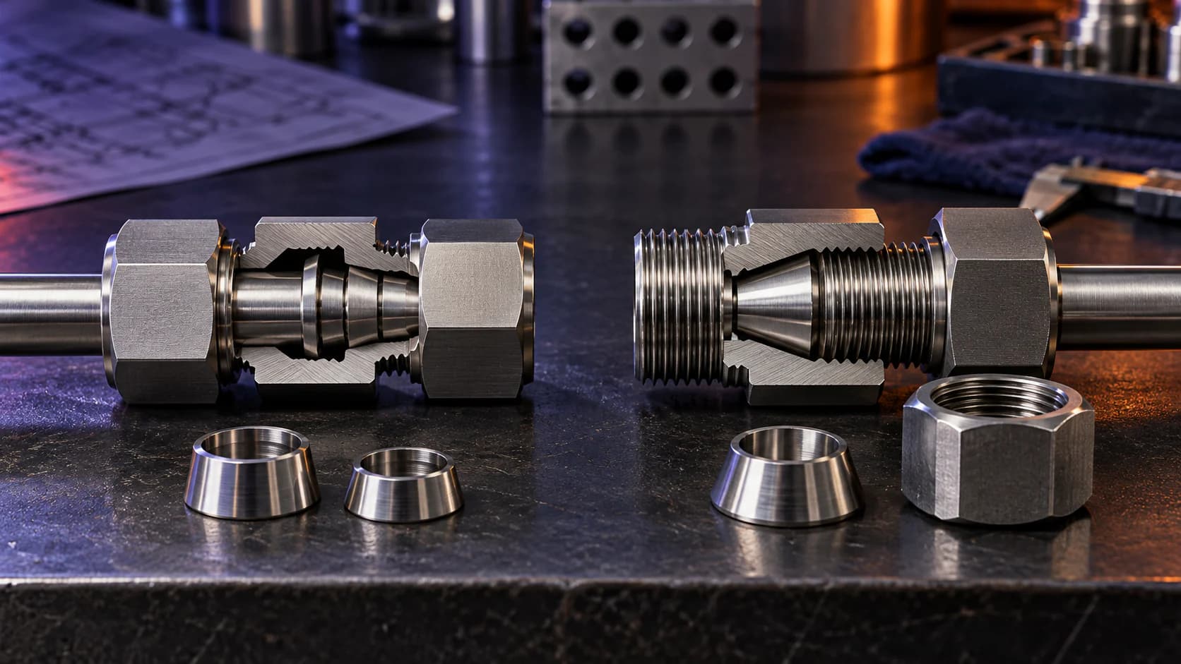 Double-Ferrule vs. Cone-and-Thread Connections — Understanding the Application Difference
