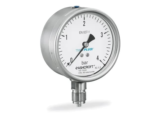 Ashcroft T5500 Stainless Steel Pressure Gauge (EN 837-1) by Ashcroft