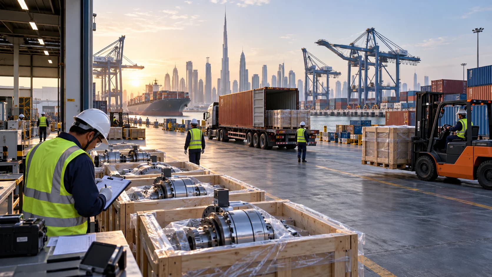 From Global OEM to JAFZA — Industrial Sourcing & Logistics Support